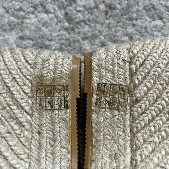 Kanna: Sky Blue Suede Espadrille Ankle Buckle Wedges NWOT Size 39 - Picture 12 of 13